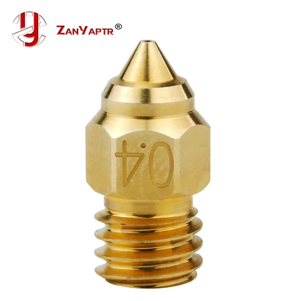 

5pcs 3D Printer CR6 SE Nozzle 0.2/0.4/0.6/0.8/1.0MM Hotend Extruder Brass Nozzles for CR-6 SE/Ender-3 Series/Ender 5