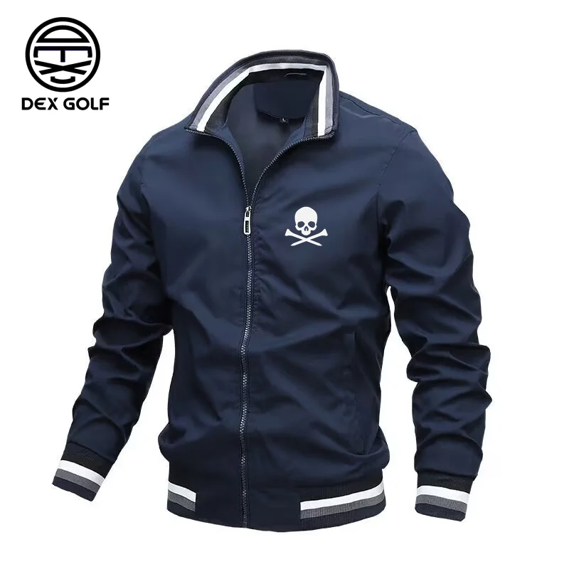 DEX Golf Clothing Spring Men's and Women's Windproof and Sunscreen Tops Fashion Hoodie Leisure Outdoor Sports Golf Jacket