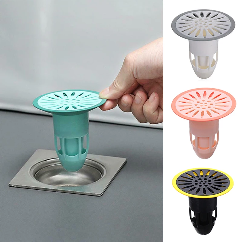 Deodorant Floor Drain Core Silicone Shower Drain Stopper Insectproof