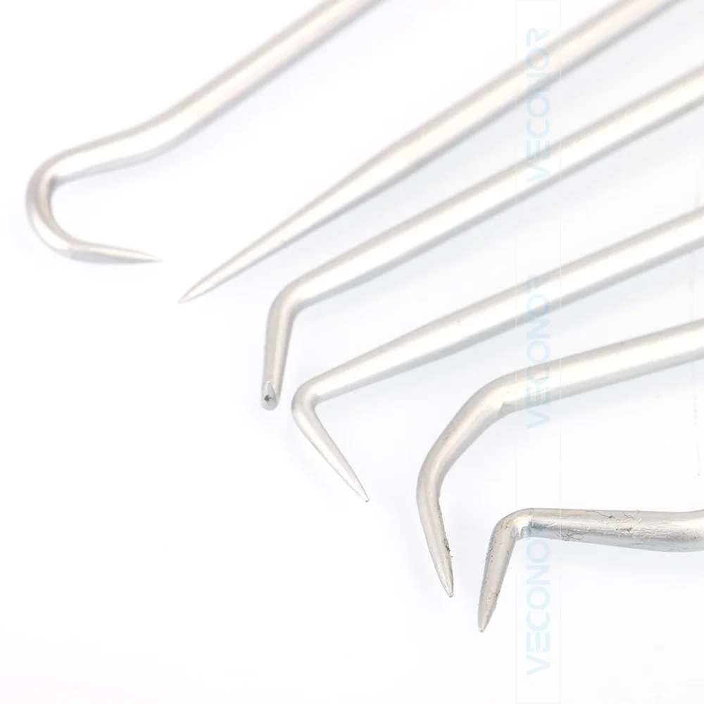 6PCS Pick Hook Set Durable Extra Long O-Ring and Seal Remover Craft Hobby Tool Color Randomly