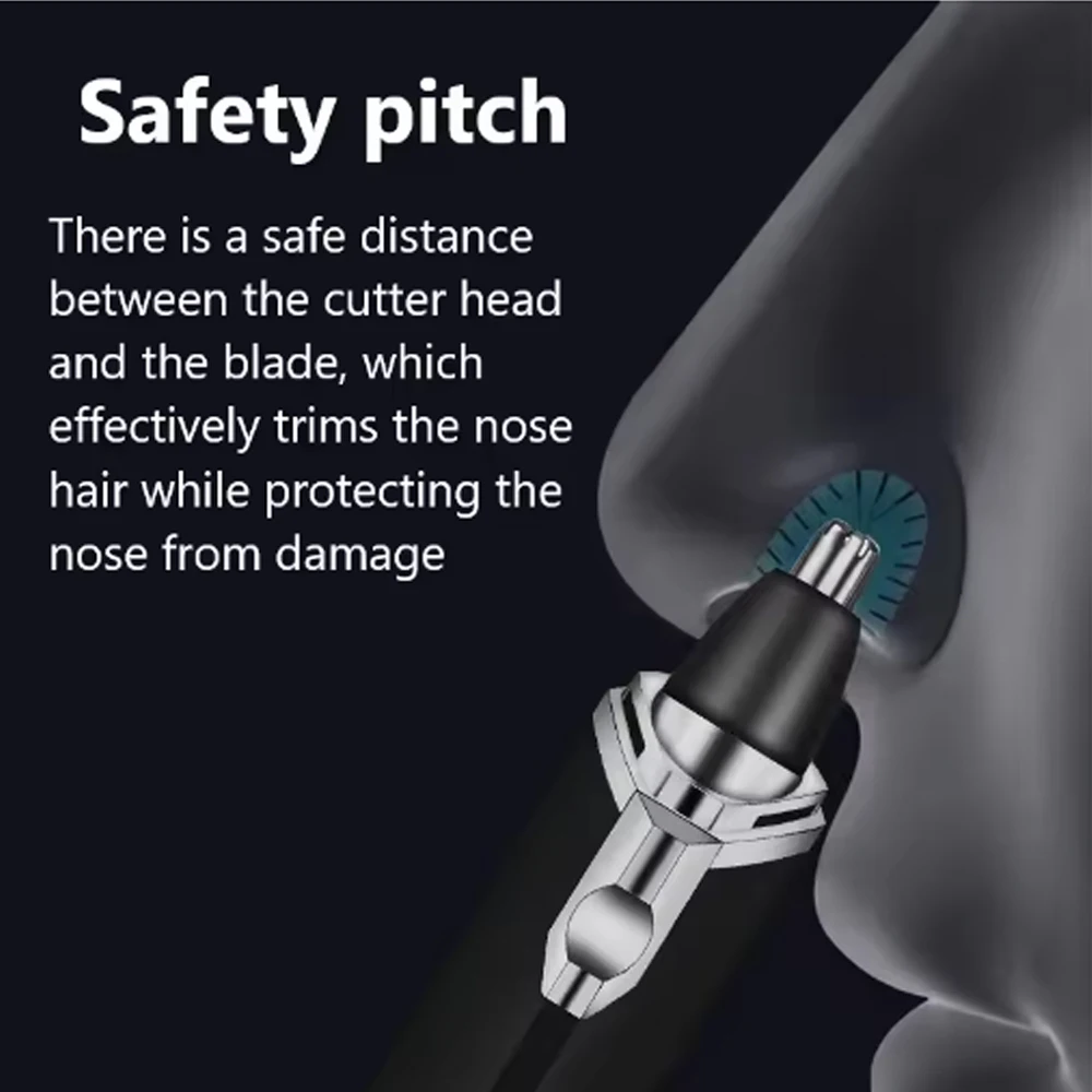 Kemei Nose Hair Trimmer Nasal Wool Implement Nose Hair Cut Washed Trimmer Clipper And Razor Epilator Remover