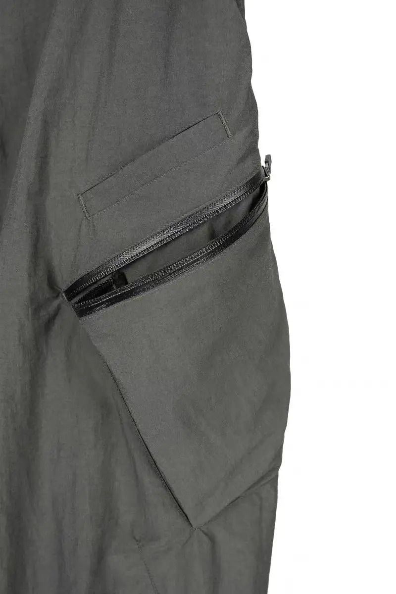 Corrosion equipment 24aw P31-GY Wide leg pants layering effect design multipocket dwr coating material ykk zippers techwear