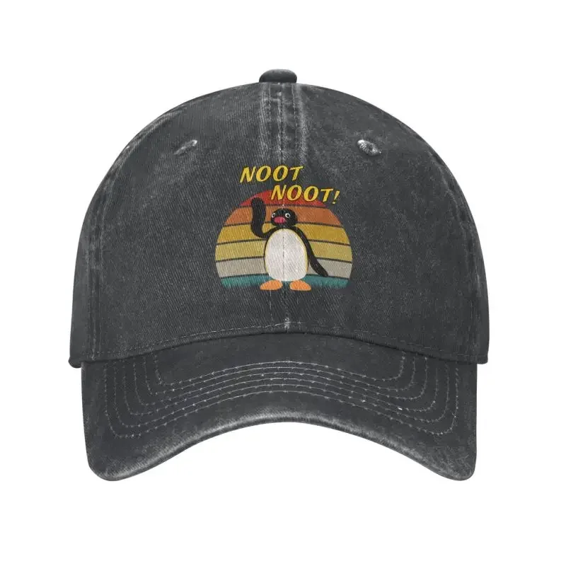 

Classic Cotton Noot Noot Pingu Meme Baseball Cap Men Women Custom Adjustable Unisex Cartoon Penguin Dad Hat Summer