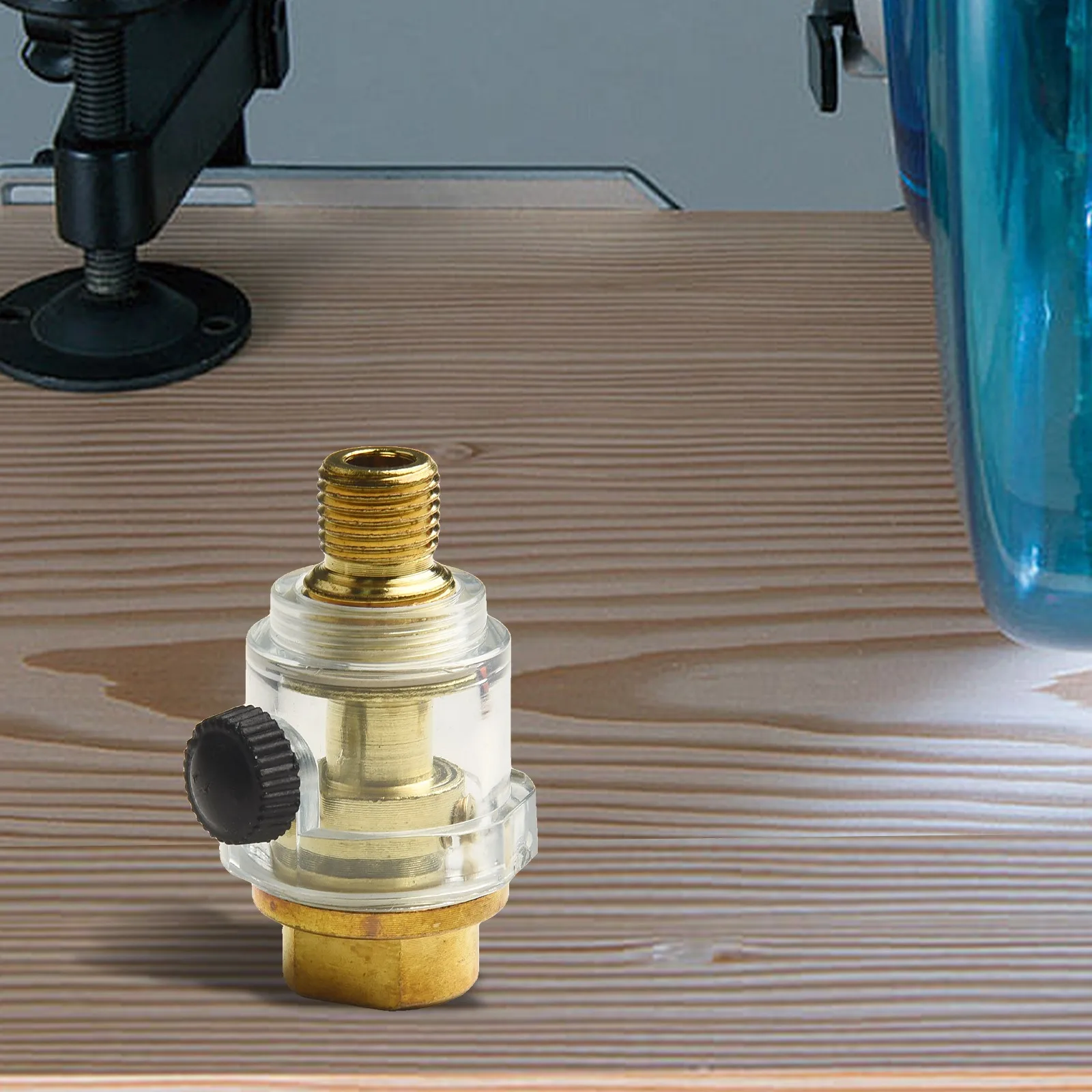 Mini Pneumatic Oil Injector Pneumatic Tools For Air Compressor Pipe Tool Iron -plated Oiler Lubricator Air Compressor Systems