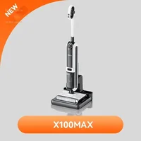 UWANT X100max Floor washer Double rolling brush extended edge cleaning Wireless sweep mop mop integrated vacuum cleaner 1