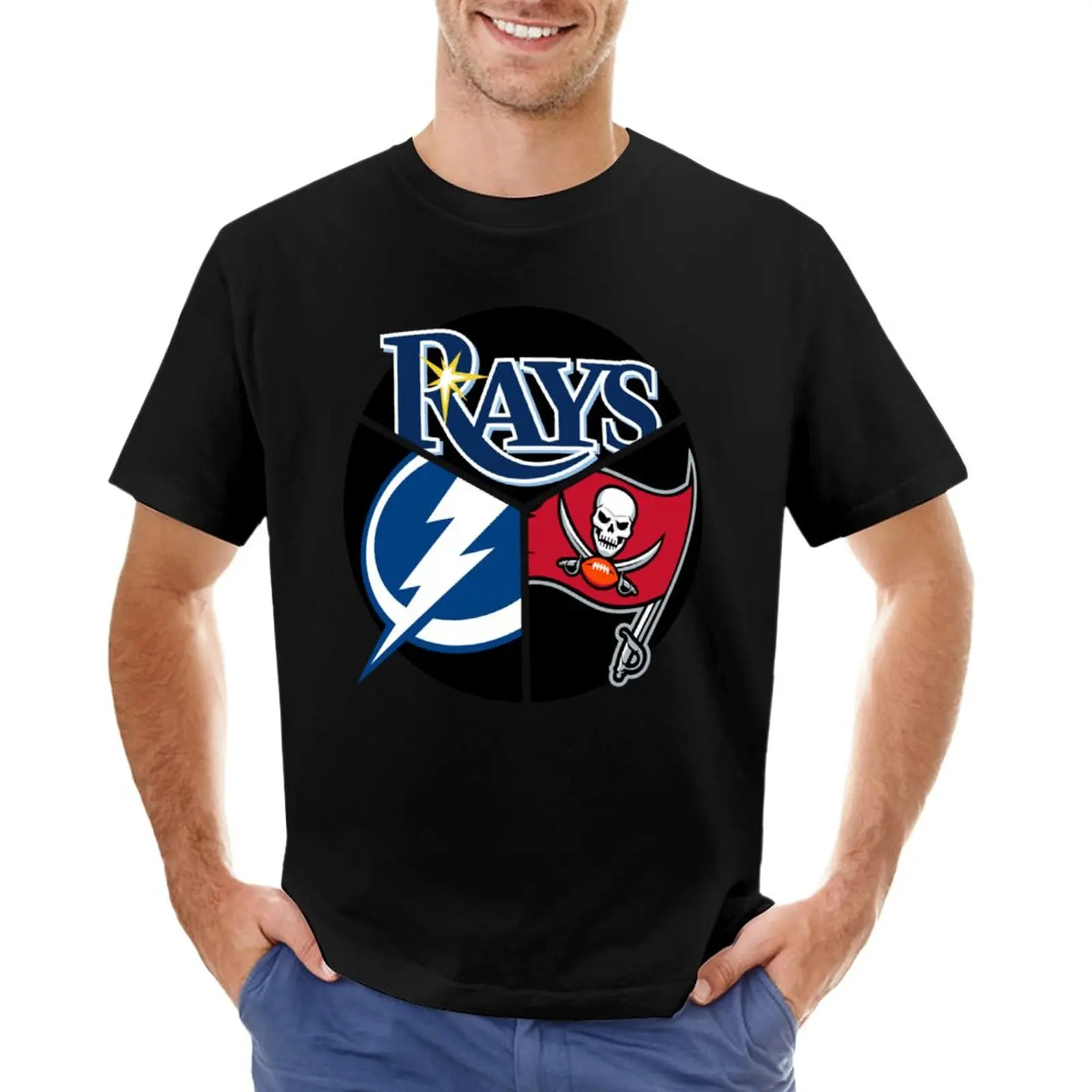 Tampa Bay Sports Teams TriQuad T-Shirt sports fan t-shirts Anime t