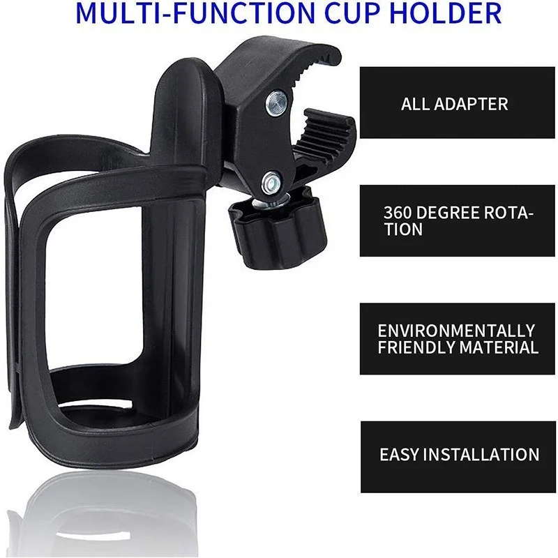 360 Rotation Bike Bicycle Bottle Cage Holder for Kid Stroller