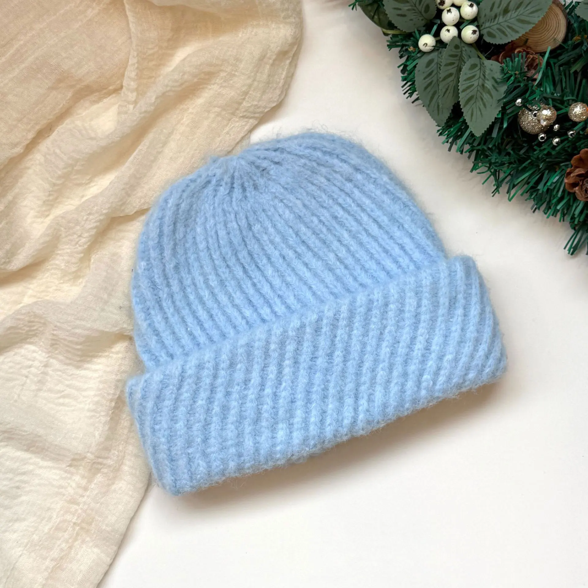 Winter Gestrickte Ohr Schutz Hüte Für Frauen Männer Warme Beanies Caps Outdoor Ski Balaclava Bib EarCaps Damen Skullies Hut gorros – Detail 8