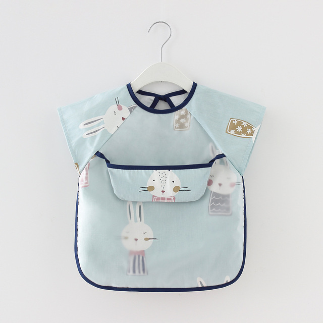 Baby Bibs EVA Waterproof Lunch Feeding Bibs Baby Cartoon Feeding Cloth Children Baby Apron Babador Bandana Summer