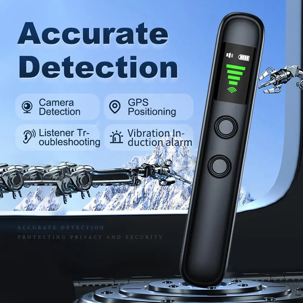 Gps Tracking Detector with Triple Mode Function Advanced Signal Detector with Gps Tracking Finder for Hotels Travel Office