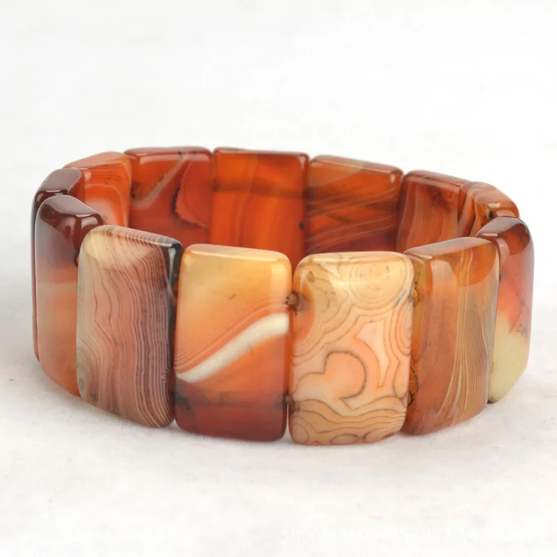 

Натуральный бразильский Агат Sardonyx, мужское руководство