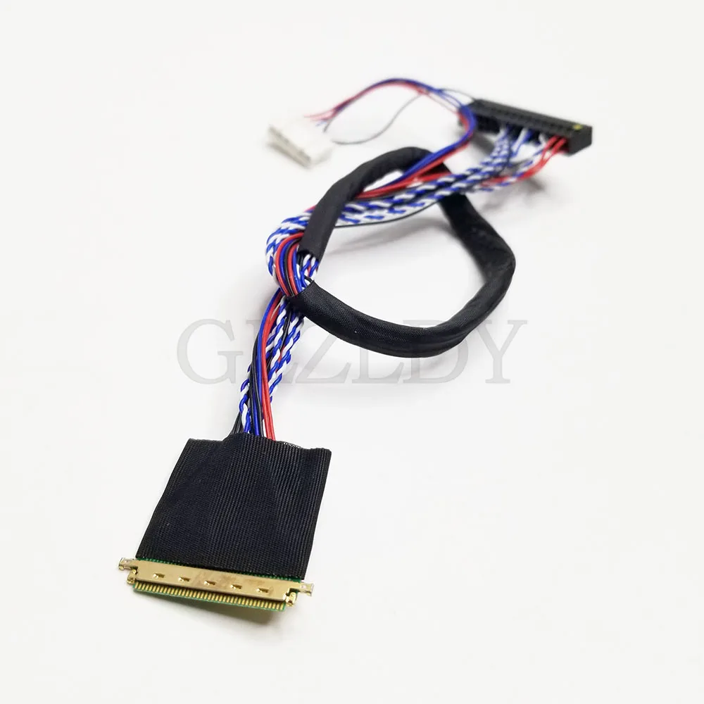 Universal 1Ch 8Bit 40Pins 0.5mm I-PEX20453 20455 Notebook LED LCD LVDS Screen Cable For LCD DIY Modified display