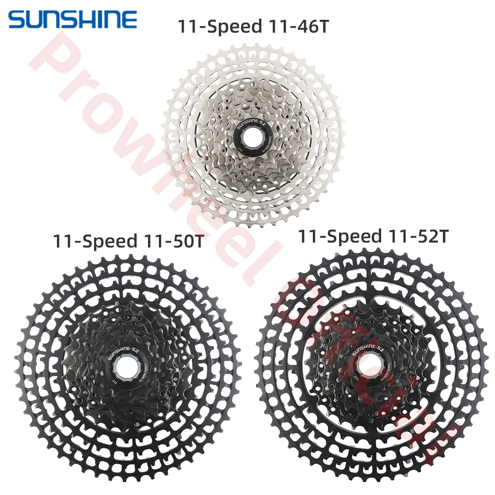 Bicycle Parts Bicycle Cassette Sprocket Gear Bike Sprocket Freewheel 10 11 12 Speed MTB 46T 50T 52T 11/12Speed HG Compatible SHIMANO