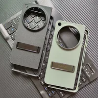 Original Case For OnePlus Open Leather PC Full Protection Phone Cover With Holder Stand Case For OnePlus Open 1