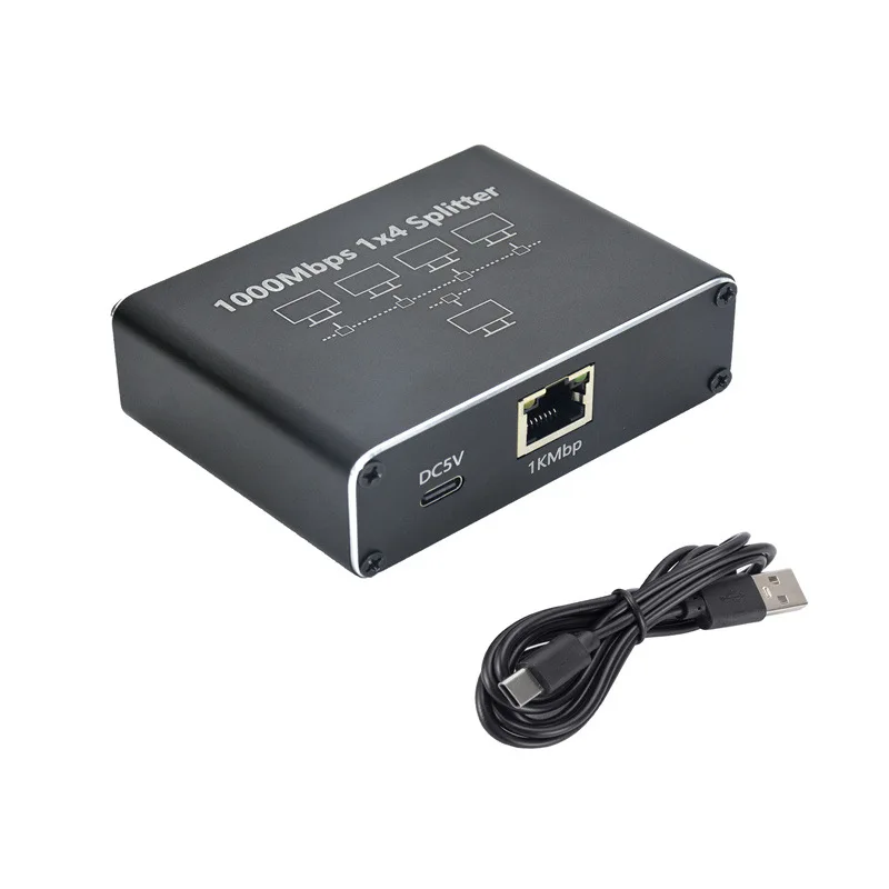 High-Speed Ethernet Splitter Adapter Hub RJ45 for Seamless Network Expansion
