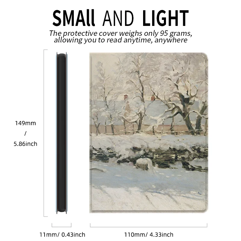 Ultra-Thin Magnetic Smart Tablet Cover with Auto Wake-Up Function and Artistic Design