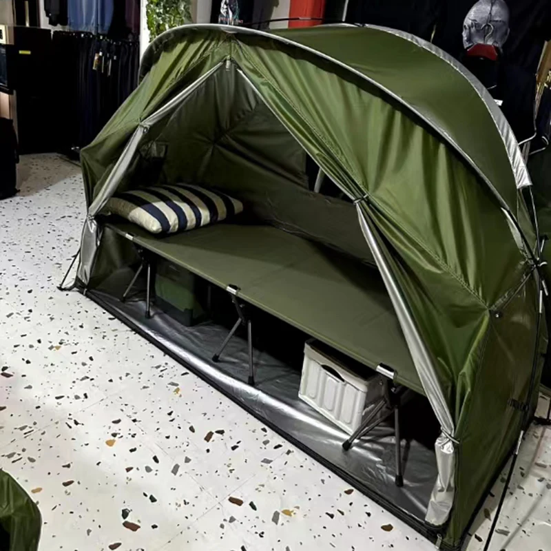 Cot Tent Only Tent Without Cot Bed, Fishing Bivvy Tent, Camping Off Ground, Light Blocking