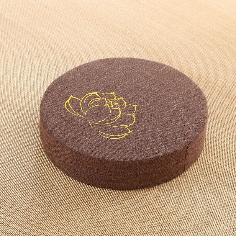 Yoga Meditate PEP Hard Texture Meditation Cushion Backrest Pillow Japanese Tatami Mat Removable and Washable 40X6CM 4
