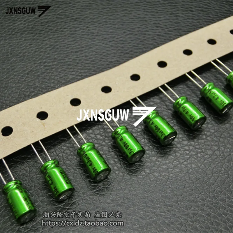10PCS NICHICON MUSE BP 50V4.7UF 6.3X11MM Green Non Polar 4.7uF 50v Audio Electrolytic Capacitor ES 4.7uF/50v MUSE-BP