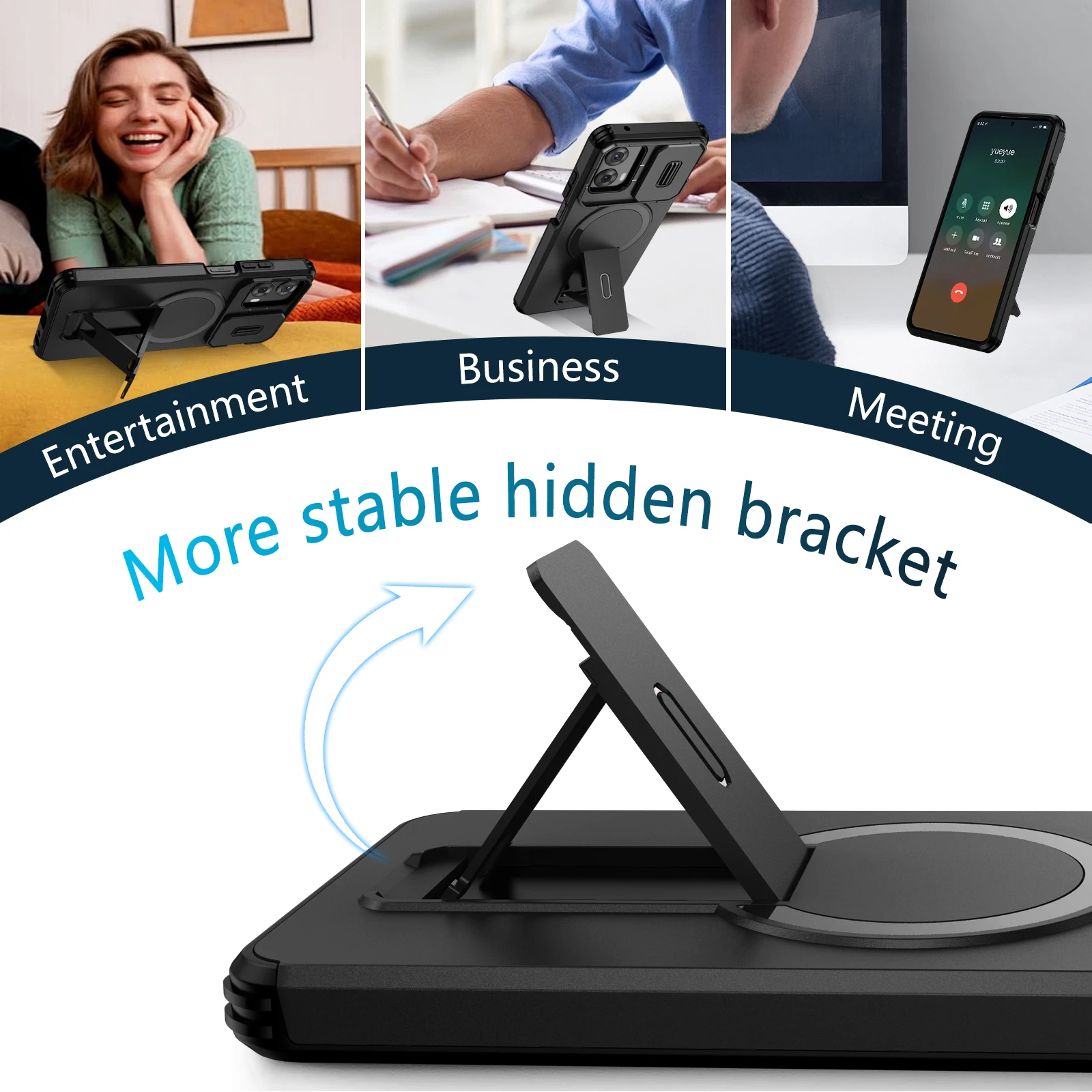 Magnetic Ring Bracket Phone Case