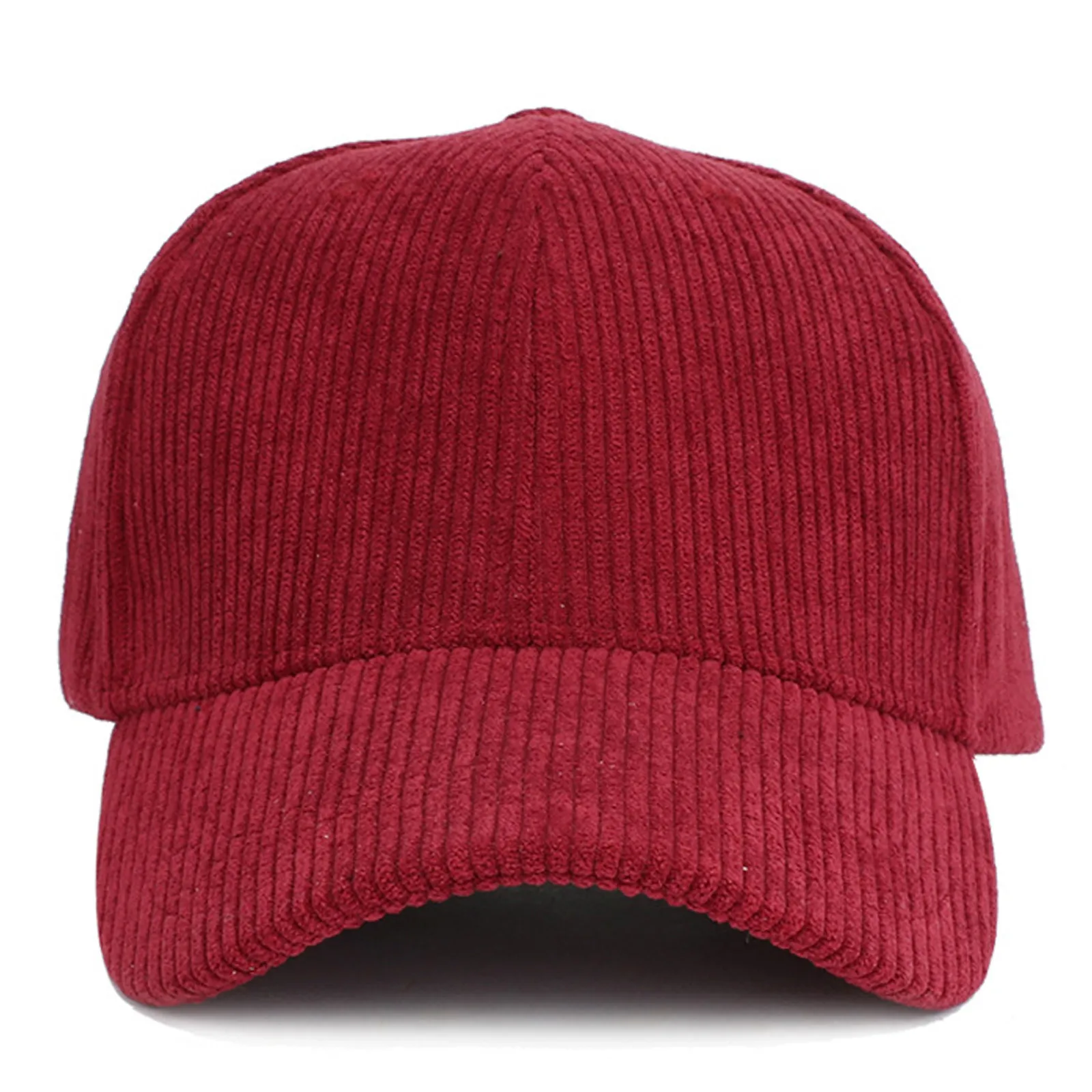 Corduroy Baseball Cap For Men Women Outdoor Warm Plush Sports Pink Hats Autumn Winter Breathable Peaked Cap Baseball Hat For Men 3