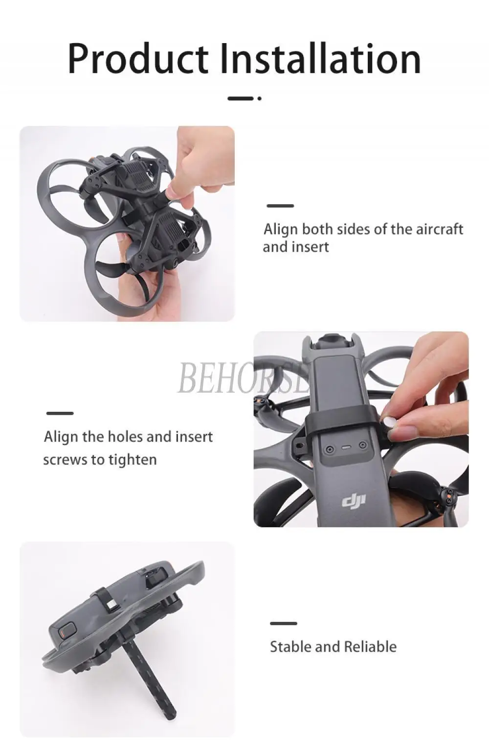 Hand-held Shooting Bracket For DJI Avata 2 One-Take Handheld Holder Landing Mount Handle drone accessories