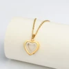 Glass Cremation Jewelry Necklace for Ashes Heart Memorial Lockets for Ashes Stainless Steel Keepsake Urn Ashes Pendants 4Colors 3