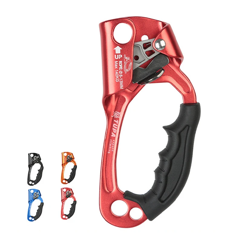 Hand Ascender Outdoor Rock Climbing SRT Professional Device Mountaineer Handle Left Right Climbing Rope Tools