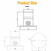 Total Solar Radiation Sensor Radiation Transmitter Monitors Meteorological oOutdoor Irradiance RS485 0-5V 0-10V 4-20MA Output 5