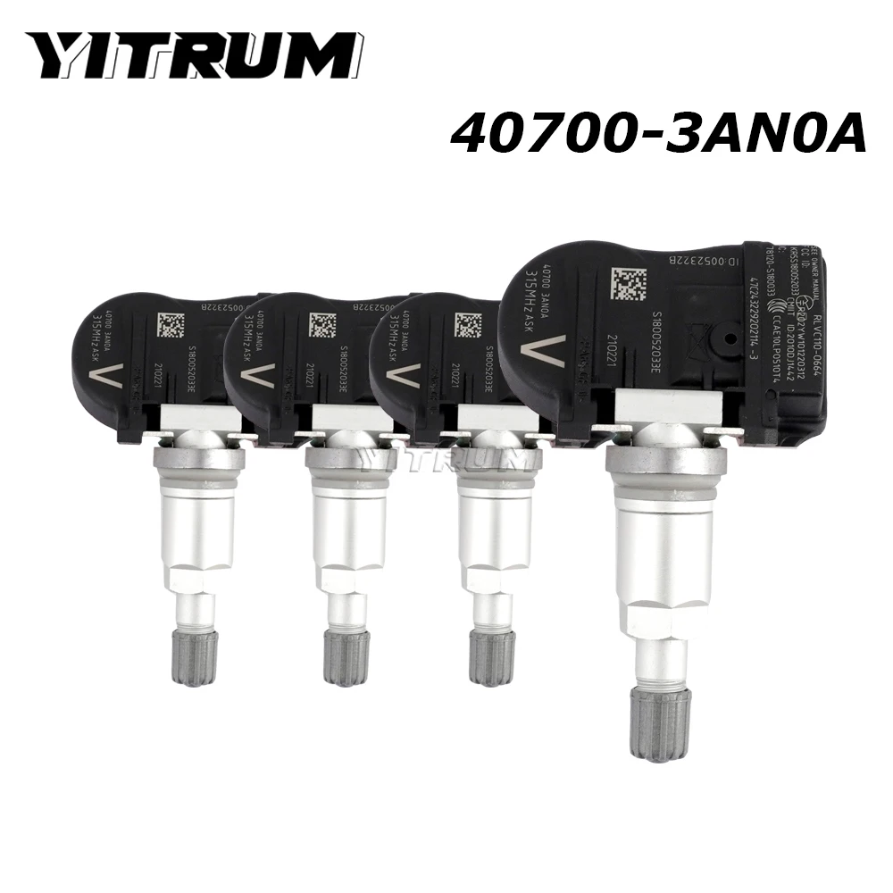 

YITRUM 40700-3AN0A TPMS Sensor For Nissan Frontier Maxima Sentra Altima Sedan Coupe Titan Pro 4X Versa Xterra S180052033I 315MHz