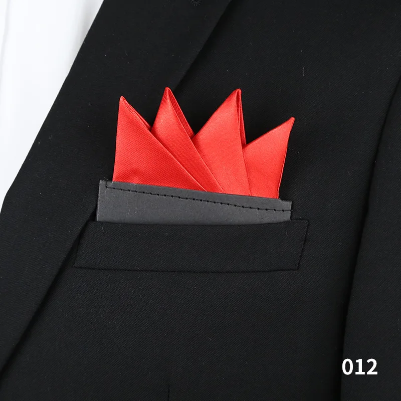 Pochette de costume unie pour homme