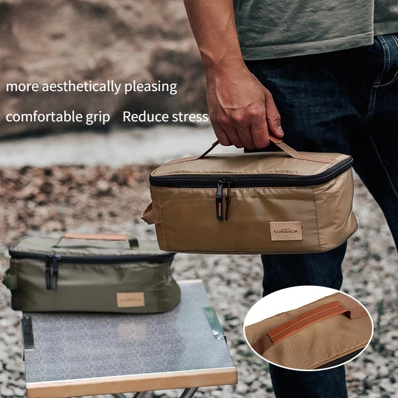 Outdoor Picnic Cutlery Storage Bag, Stove Gas Tank Storage Bag For Carrying Small Items During Outdoor Picnics and Camping