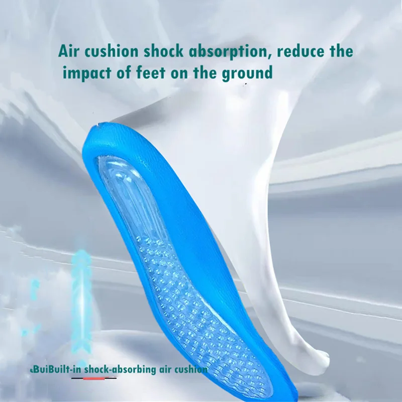 Dedicated Air Cushion Orthopedic Insoles For The Feet Sole Protector Nitrogen Full Palm Shock Inner Soles Pads Shoes Accesories