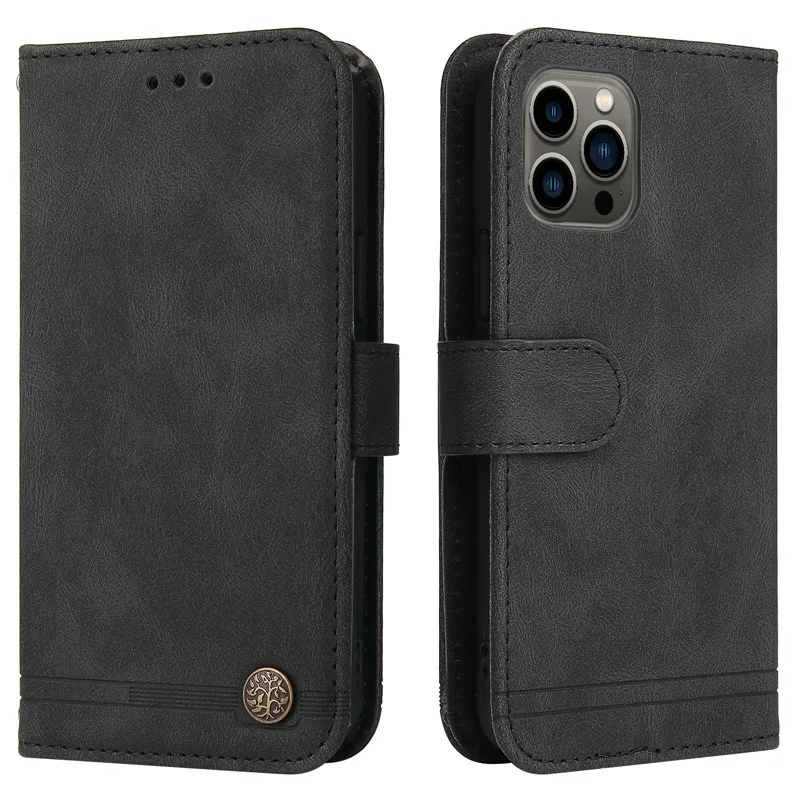 Premium Lanyard Wallet Phone Case with Magnetic Flip Stand - Leather Cover