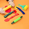 6pcs Bundle New Creative 3D Plasticine Tools Playdough Kit Color Play Dough Model Tool Toys Clay Moulds Deluxe Set 2