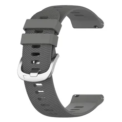 Versatile Silicone Sports Watch Band - Premium Replacement Strap, Multiple Sizes - 20mm(245 245m) (Dark Gray)