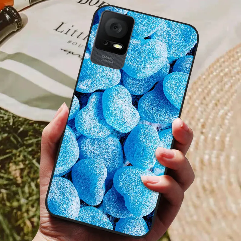 Black Silicone TPU Phone Cover with Soft Bumper Protection