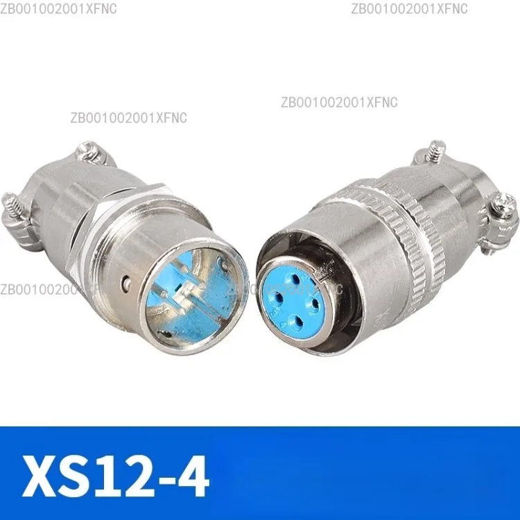항공 플러그 및 소켓 XS12JK4P-4/5 핀 커넥터 12mm 슬라이딩 XS12K4A