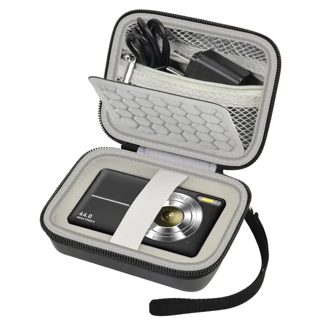 Carrying & Protective Case for Digital Camera, AbergBest 21 Mega Pixels 2.7" LCD Rechargeable HD/Kodak Pixpro/Canon PowerShot