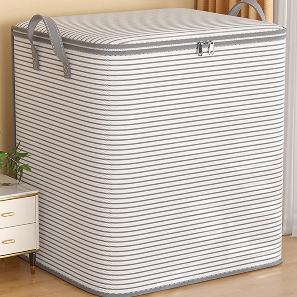 Foldable Wardrobe Clothing Moving Luggage Bag with Zipper Large Capacity Bedroom Dormitory Mobile Box Cabinet Wardrobe Organizer 3