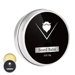 30g Natural Men Beard wax Softening Conditioning Wax Prevents Beard Dryness Grooming Accessories Wholesale Dropshipping
