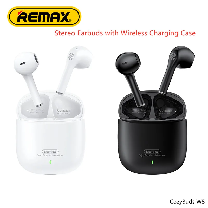 Remax-Stereo-Earbuds-with-Wireless-Charging-Case-for-Music-and-Call ...