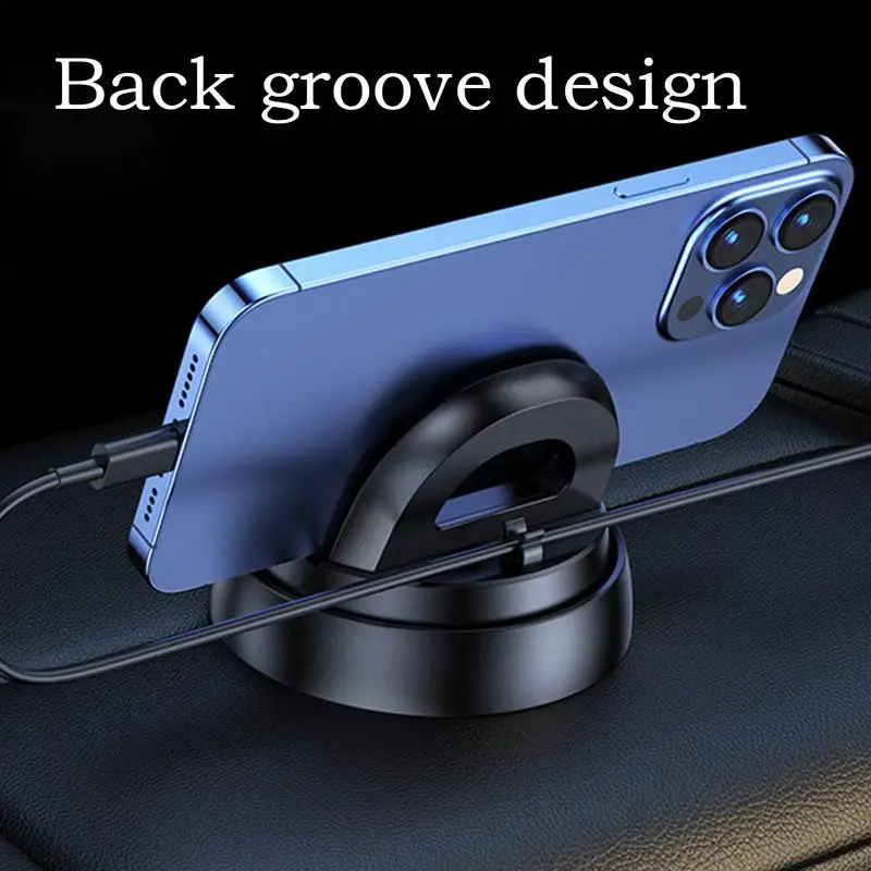 Anti-Slip Silicone Dashboard Phone Holder with Adjustable Stand