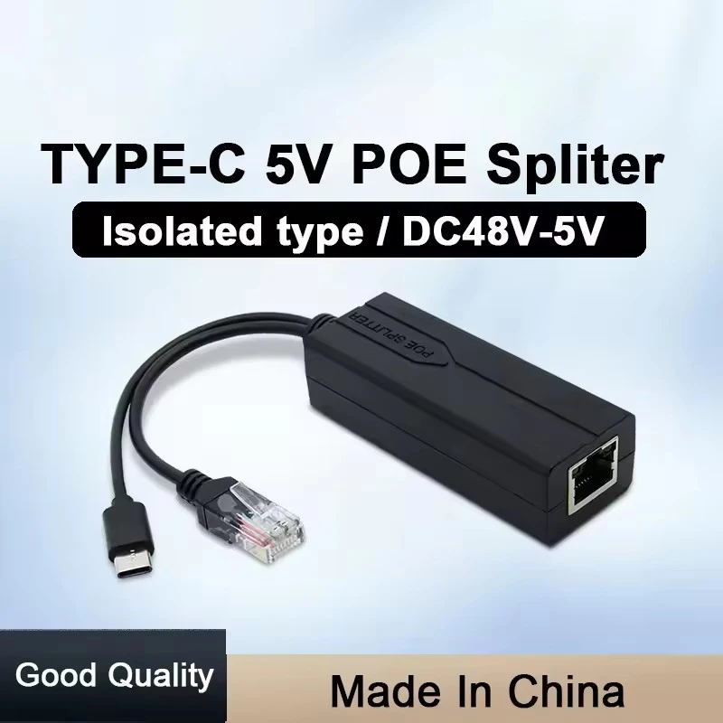 POE й 48V  5V ũ USB tpye-C 100M/1000M POE ī޶    ġ(Huawei Hikvision)