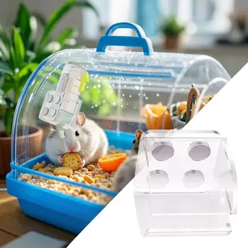 Hamster Water Bottle Stand drinking fountain holder Small Pet Feeder Magnet Bracket Hamster Water Bottle Holder Pet Supplies