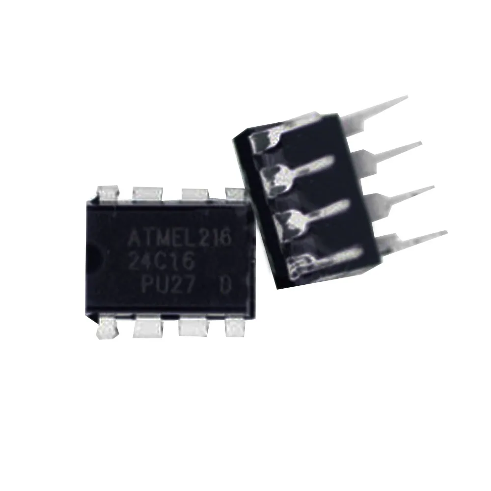

5PCS IC AT24C16 AT24C16AN-PU-2.7 EEPROM DIP8 NEW GOOD QUALTIY DTE CODE 12+
