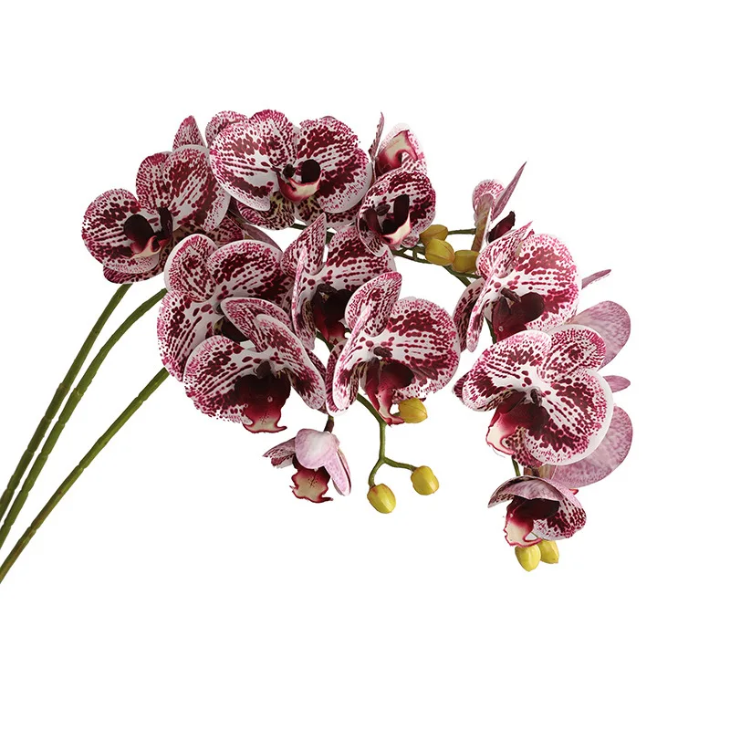 

Имитация домашнего декора 3d6 фаленопсис свадебное украшение искусственный цветок чайная комната пластиковая Цветочная композиция