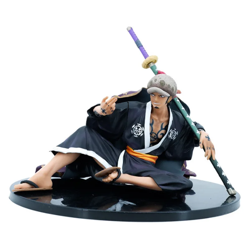 

13cm One Piece Trafalgar Law Figure Anime Sitting Kimono POP Action Figurine PVC Model Decoration Statues Aldult Toy Gift