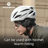 ROCKBROS Winter Cycling Headband Ear Warmer Men Cycling Workout Windproof Double Layer Warm Earmuffs Headwear Sweatband