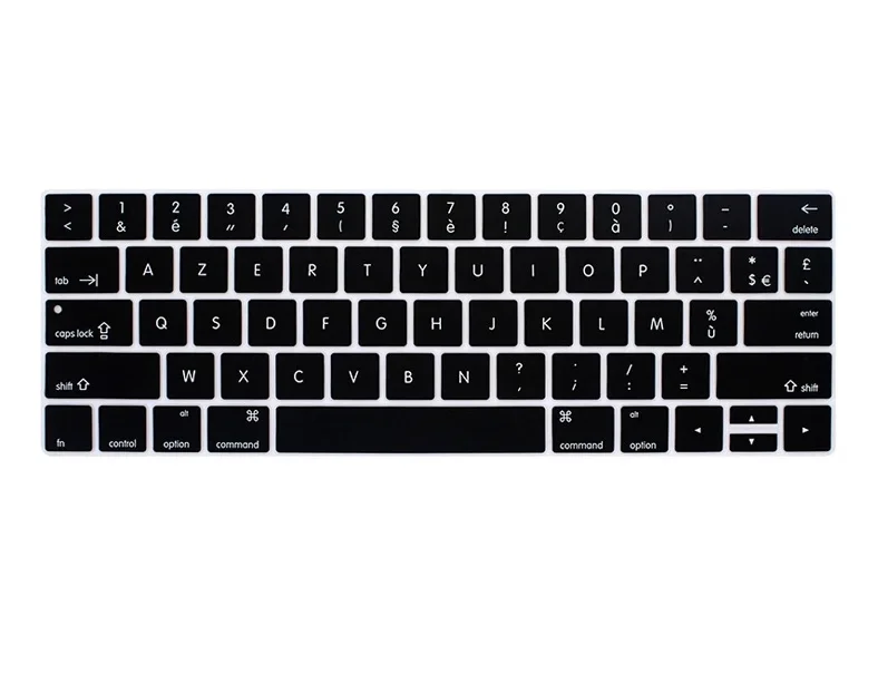 Protezione Per Tastiera MacBook Pro 13" E 15" Con Touch Bar - Copertura In Silicio Per Modelli 2016-2019 (A2159, A1989, A1706, A1990, A1707) - Layout Europeo